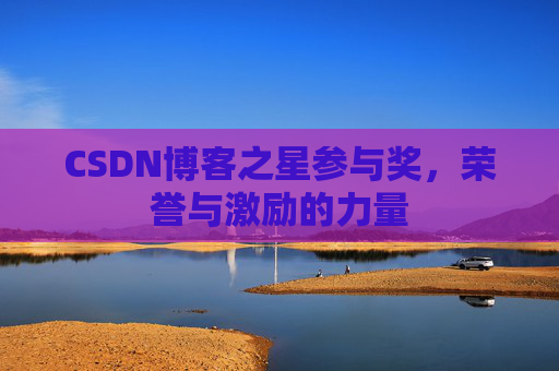 CSDN博客之星参与奖，荣誉与激励的力量